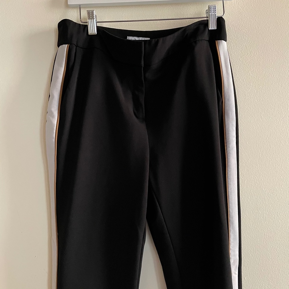 Calvin Klein Side-Striped Button Pants Size 6 - Picture 5 of 8